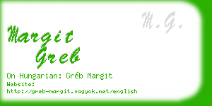 margit greb business card